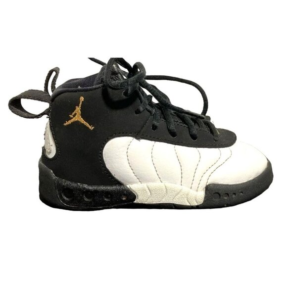 Nike Jumpman 7C Black &‎ White Toddler Shoes